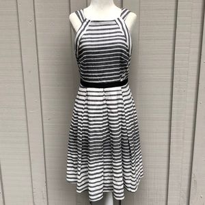 Striped A-Line Eva Franco Anthropologie Dress
